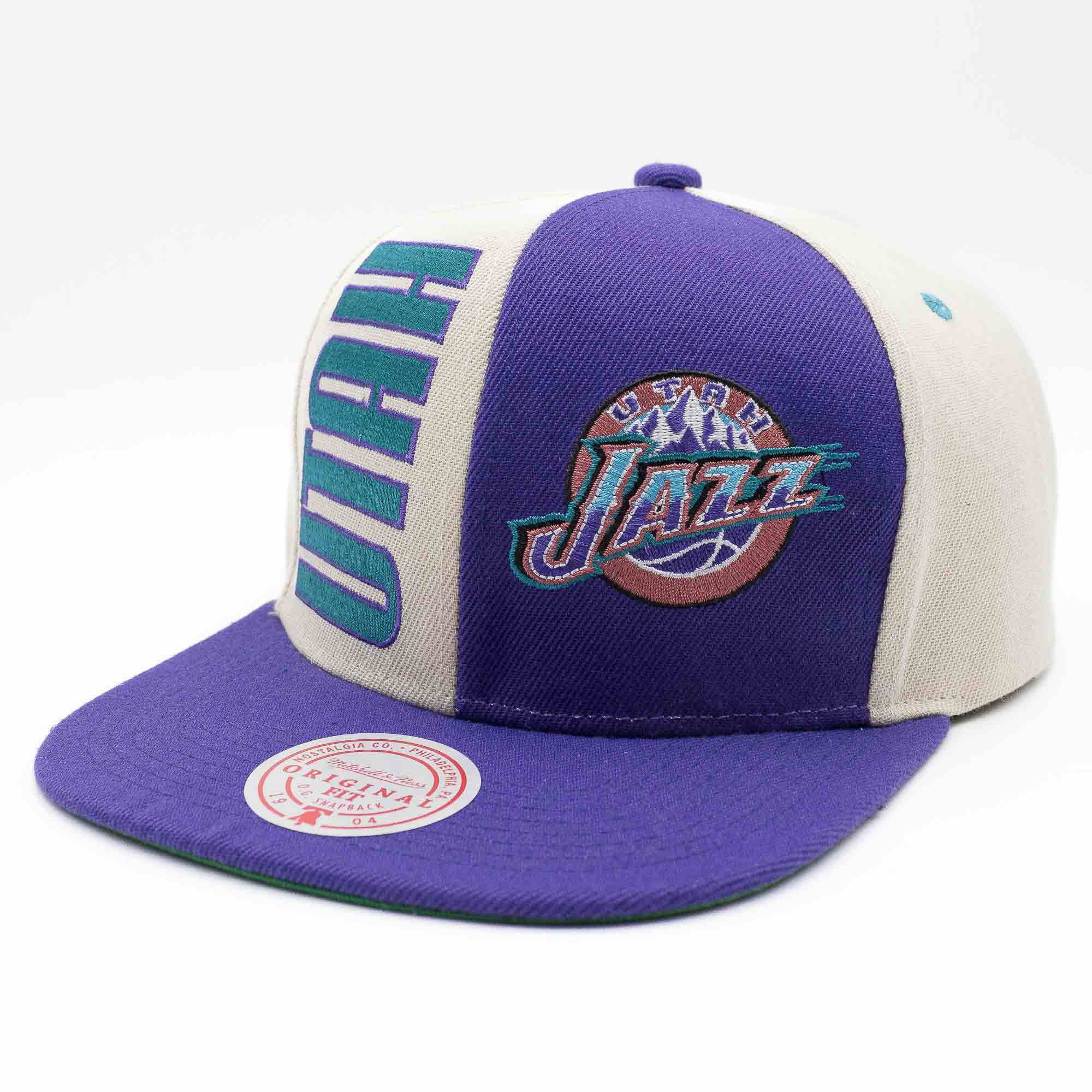 Utah Jazz Pop Panel Mitchell & Ness Snapback NBA Cap