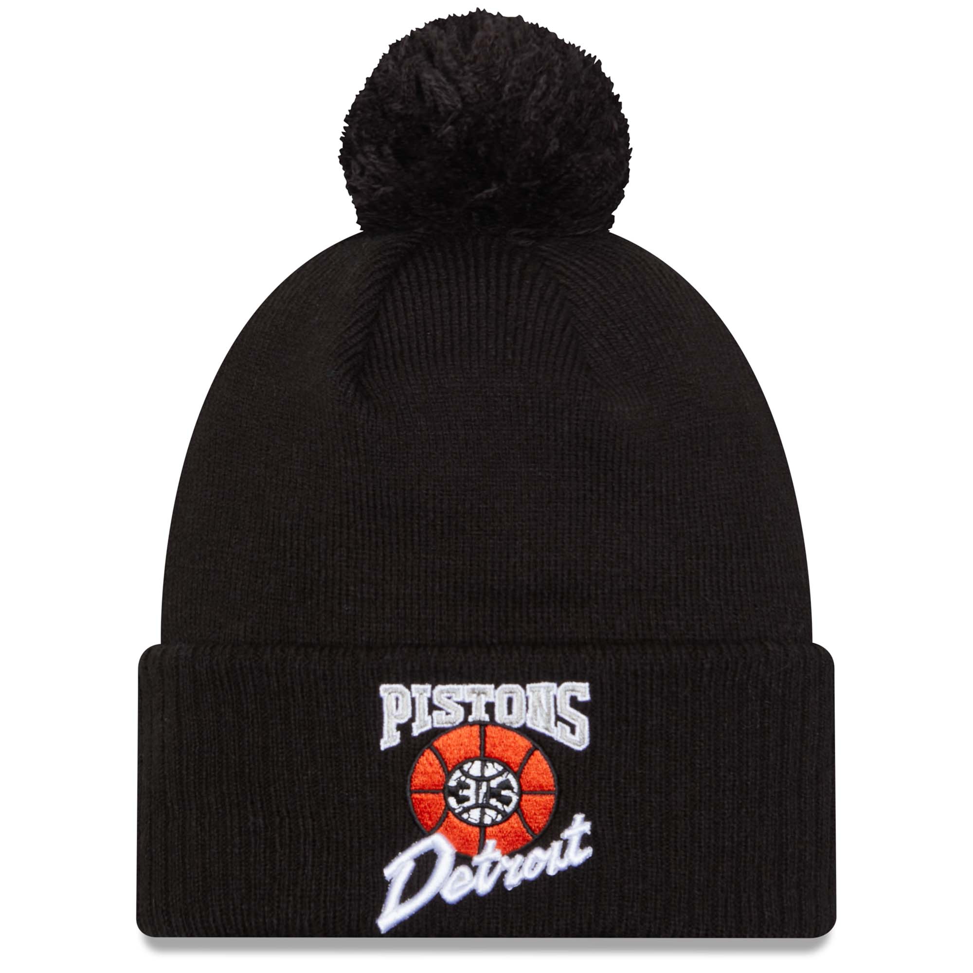 Detroit Pistons 2023 NBA City Edition New Era Wintermütze Alternate