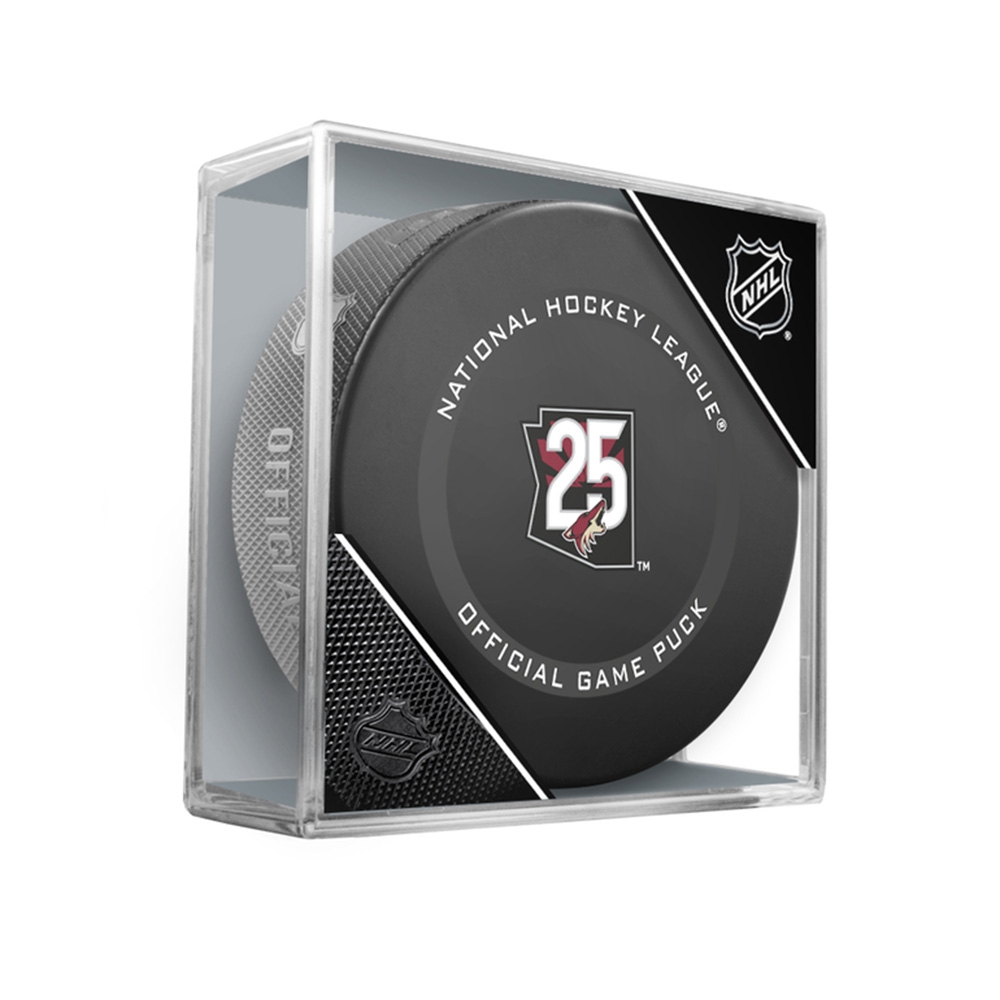Arizona Coyotes 25th Anniversary NHL Official Game Puck