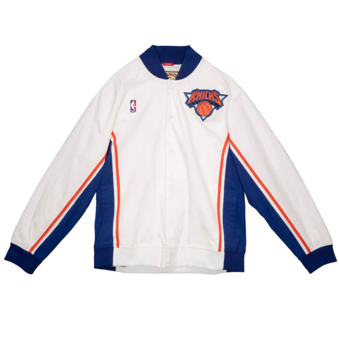 New York Knicks 1993-94 Authentic Warm Up NBA Jacket White