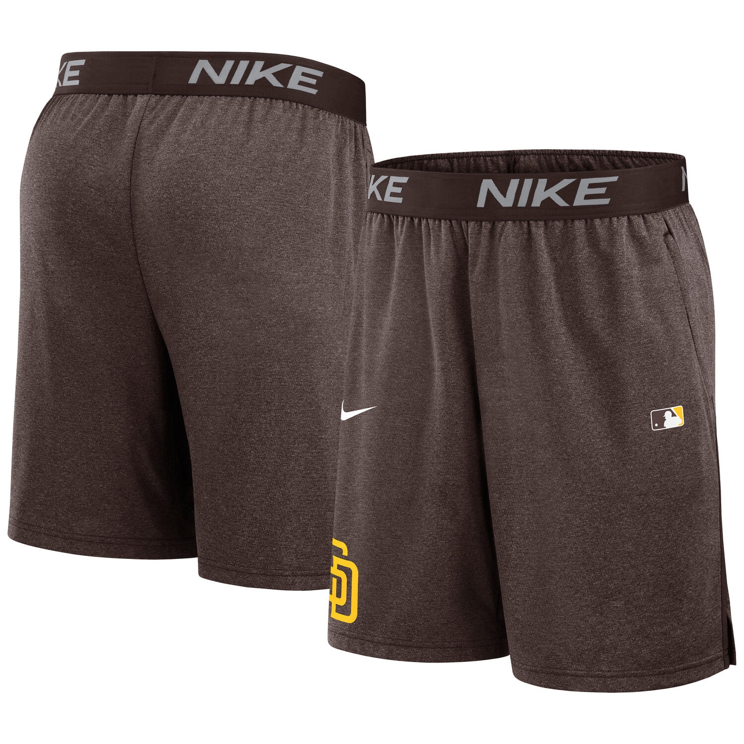 San Diego Padres 2025 MLB Authentic Collection Nike Shorts Brown