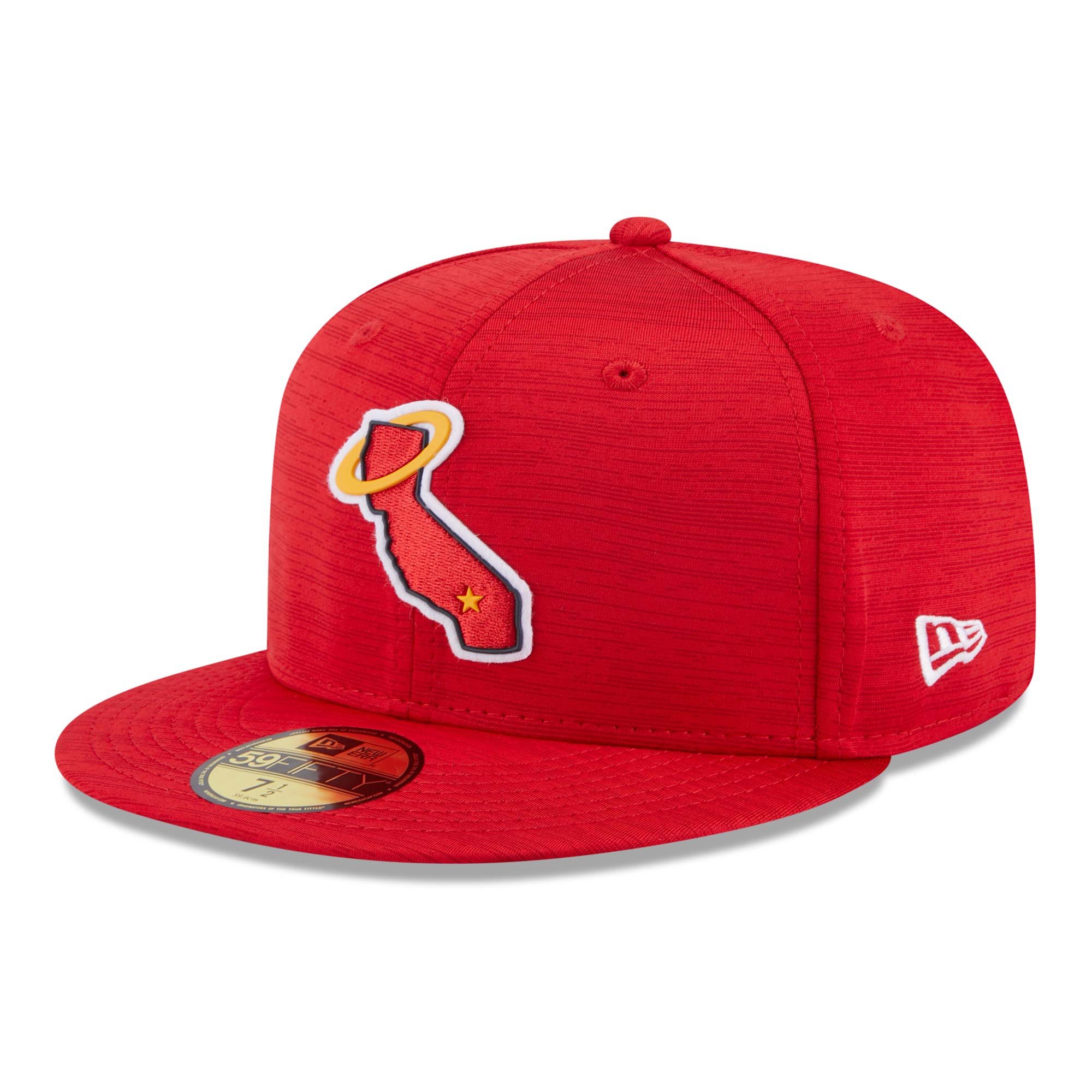 Los Angeles Angels 2023 MLB Clubhouse New Era 59FIFTY Fitted Cap Rot