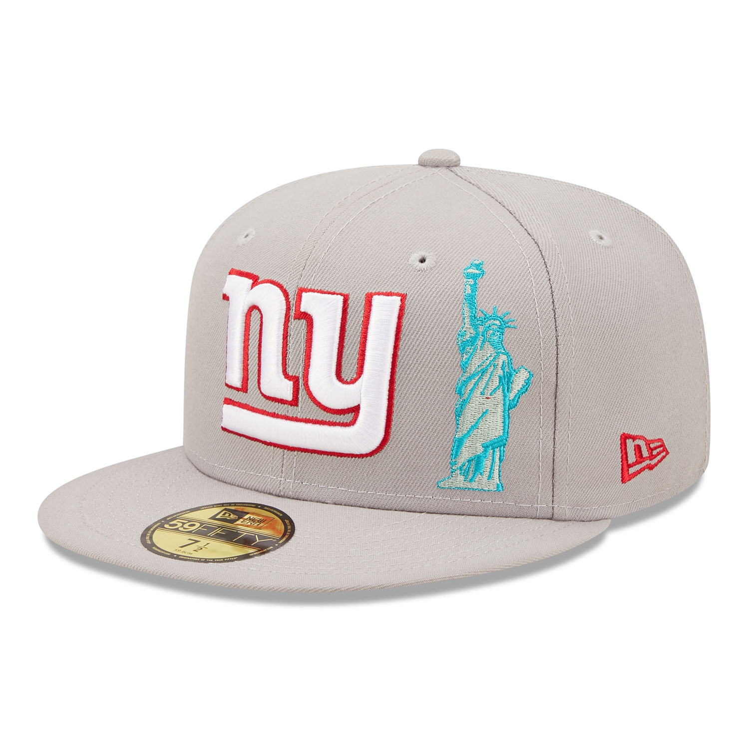 New York Giants Big Apple New Era 59FIFTY Fitted NFL Cap Gray