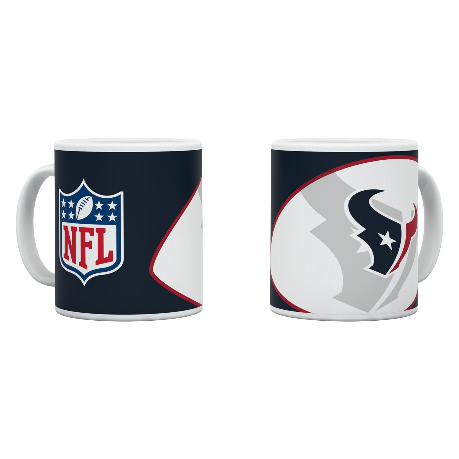 Houston Texans Shadow Logo & Shield NFL Becher (330 ml)