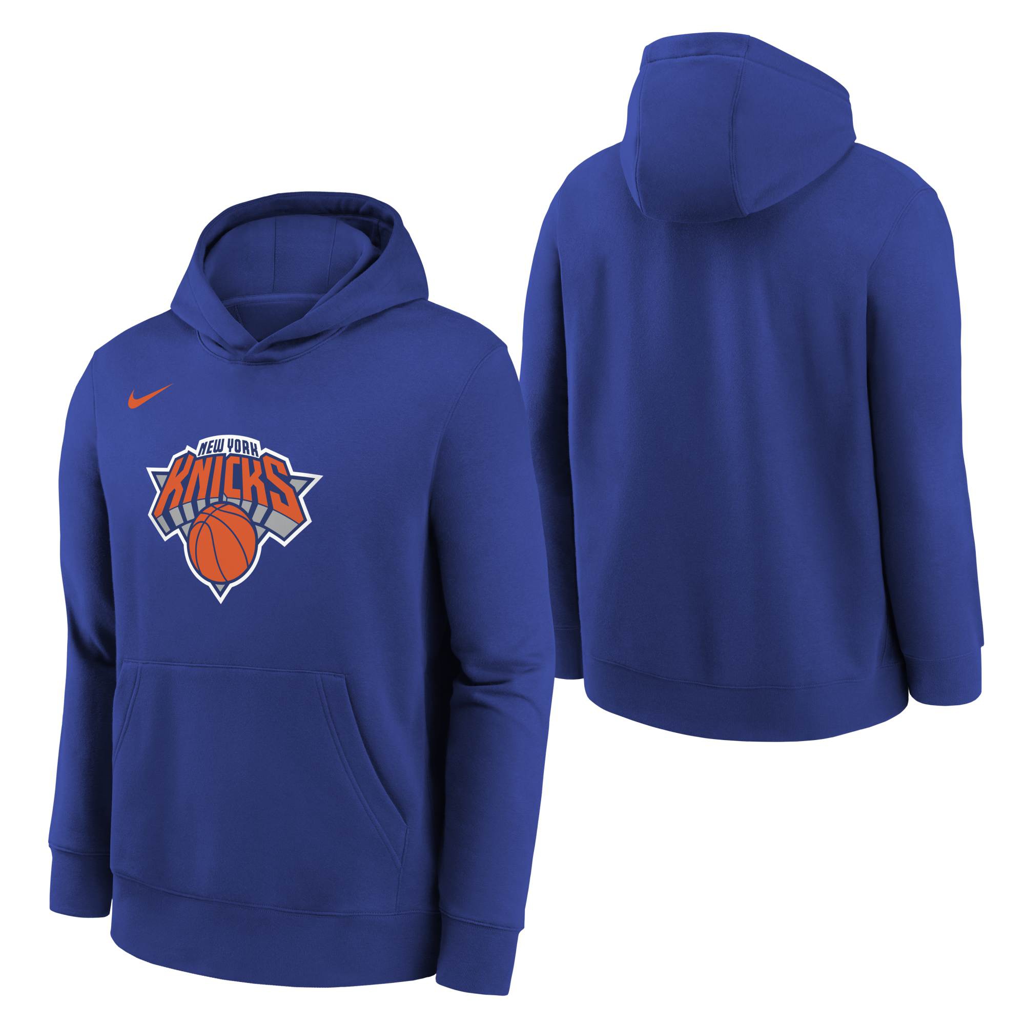 New York Knicks Nike Fleece Essential NBA Hoodie Blue (YOUTH)