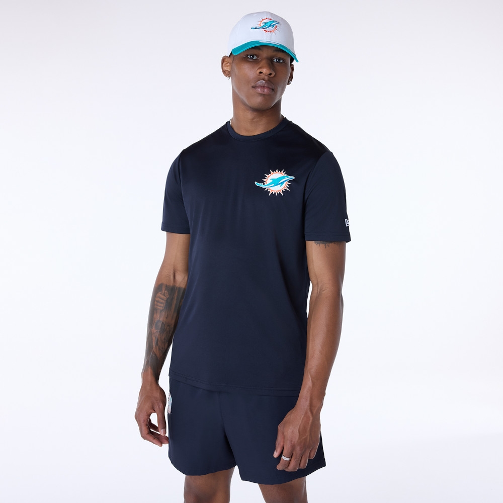 Miami Dolphins New Era Performance T-Shirt Navy