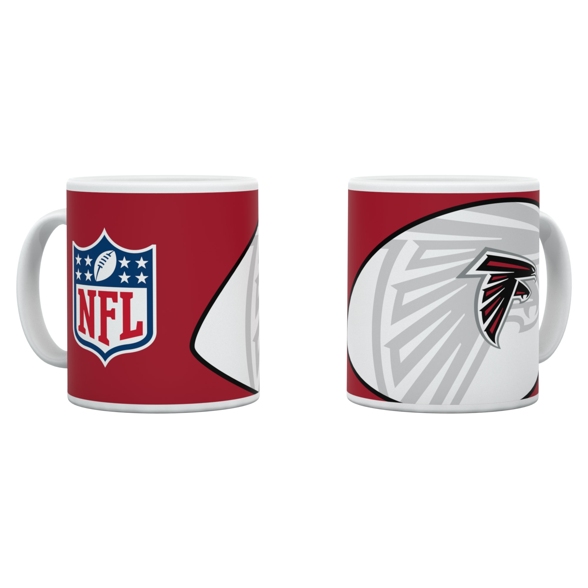 Atlanta Falcons Shadow Logo & Shield NFL Becher (330 ml)