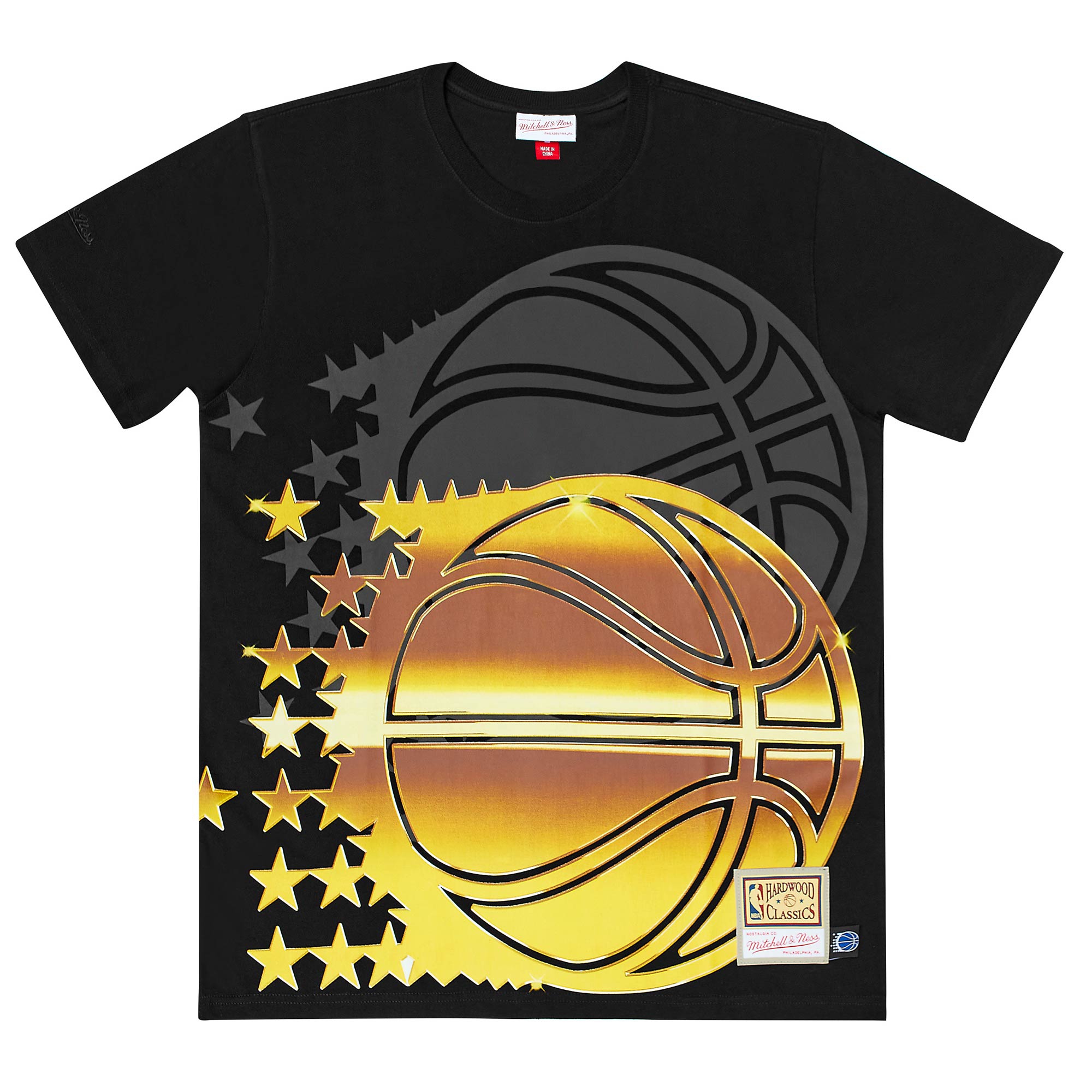 Orlando Magic Big Face 4.0 Heavyweight Mitchell & Ness NBA T-Shirt Black