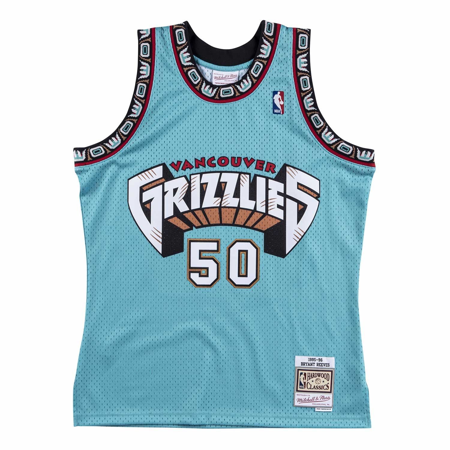 Bryant Reeves #50 Vancouver Grizzlies 1995-96 Swingman NBA Jersey